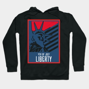 4th Of July Statue Of Liberty American Hoodie